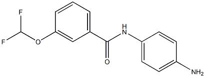 N-(4-aminophenyl)-3-(difluoromethoxy)benzamide Struktur