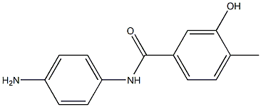 N-(4-aminophenyl)-3-hydroxy-4-methylbenzamide Struktur