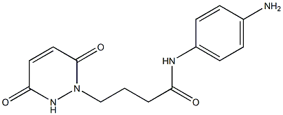 N-(4-aminophenyl)-4-(3,6-dioxo-3,6-dihydropyridazin-1(2H)-yl)butanamide Struktur