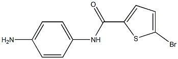 N-(4-aminophenyl)-5-bromothiophene-2-carboxamide Struktur