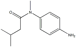 N-(4-aminophenyl)-N,3-dimethylbutanamide Struktur