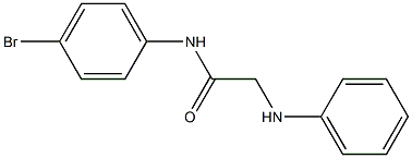 N-(4-bromophenyl)-2-(phenylamino)acetamide Struktur