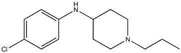 N-(4-chlorophenyl)-1-propylpiperidin-4-amine Struktur