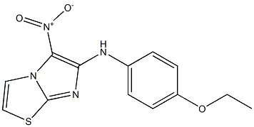 N-(4-ethoxyphenyl)-5-nitroimidazo[2,1-b][1,3]thiazol-6-amine Struktur