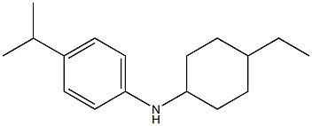 N-(4-ethylcyclohexyl)-4-(propan-2-yl)aniline Struktur