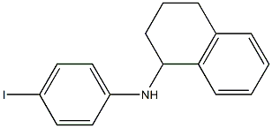 N-(4-iodophenyl)-1,2,3,4-tetrahydronaphthalen-1-amine Struktur