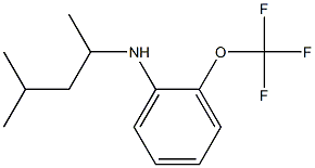 N-(4-methylpentan-2-yl)-2-(trifluoromethoxy)aniline Struktur