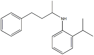 N-(4-phenylbutan-2-yl)-2-(propan-2-yl)aniline Struktur