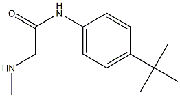 N-(4-tert-butylphenyl)-2-(methylamino)acetamide Struktur