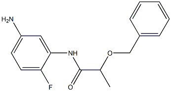 N-(5-amino-2-fluorophenyl)-2-(benzyloxy)propanamide Struktur