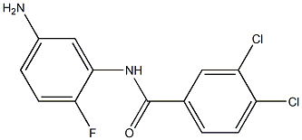 N-(5-amino-2-fluorophenyl)-3,4-dichlorobenzamide Struktur