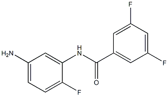 N-(5-amino-2-fluorophenyl)-3,5-difluorobenzamide Struktur