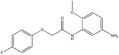 N-(5-amino-2-methoxyphenyl)-2-(4-fluorophenoxy)acetamide Struktur