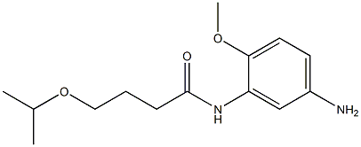 N-(5-amino-2-methoxyphenyl)-4-(propan-2-yloxy)butanamide Struktur