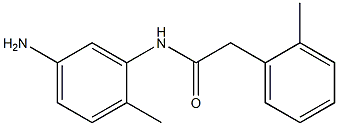 N-(5-amino-2-methylphenyl)-2-(2-methylphenyl)acetamide Struktur