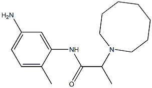 N-(5-amino-2-methylphenyl)-2-(azocan-1-yl)propanamide Struktur