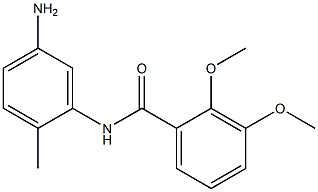 N-(5-amino-2-methylphenyl)-2,3-dimethoxybenzamide Struktur