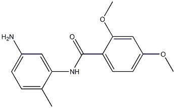 N-(5-amino-2-methylphenyl)-2,4-dimethoxybenzamide Struktur