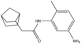 N-(5-amino-2-methylphenyl)-2-{bicyclo[2.2.1]heptan-2-yl}acetamide Struktur