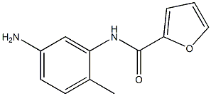 N-(5-amino-2-methylphenyl)-2-furamide Struktur