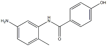 N-(5-amino-2-methylphenyl)-4-hydroxybenzamide Struktur