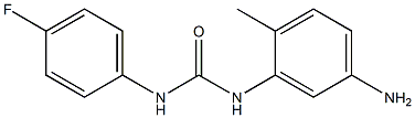 N-(5-amino-2-methylphenyl)-N'-(4-fluorophenyl)urea Struktur