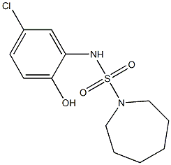 N-(5-chloro-2-hydroxyphenyl)azepane-1-sulfonamide Struktur