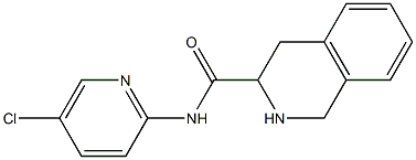 N-(5-chloropyridin-2-yl)-1,2,3,4-tetrahydroisoquinoline-3-carboxamide Struktur