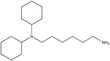 N-(6-aminohexyl)-N-cyclohexylcyclohexanamine Struktur