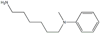 N-(6-aminohexyl)-N-methylaniline Struktur