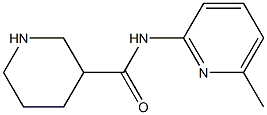 N-(6-methylpyridin-2-yl)piperidine-3-carboxamide Struktur