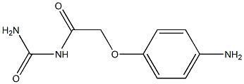 N-(aminocarbonyl)-2-(4-aminophenoxy)acetamide Struktur