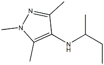 N-(butan-2-yl)-1,3,5-trimethyl-1H-pyrazol-4-amine Struktur