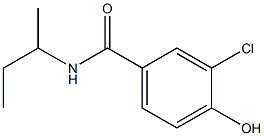 N-(butan-2-yl)-3-chloro-4-hydroxybenzamide Struktur