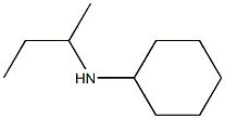 N-(butan-2-yl)cyclohexanamine Struktur