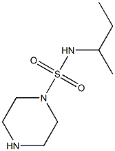 N-(butan-2-yl)piperazine-1-sulfonamide Struktur