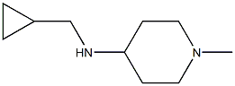 N-(cyclopropylmethyl)-1-methylpiperidin-4-amine Struktur