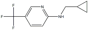 N-(cyclopropylmethyl)-5-(trifluoromethyl)pyridin-2-amine Struktur