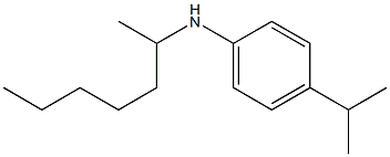 N-(heptan-2-yl)-4-(propan-2-yl)aniline Struktur