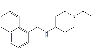 N-(naphthalen-1-ylmethyl)-1-(propan-2-yl)piperidin-4-amine Struktur