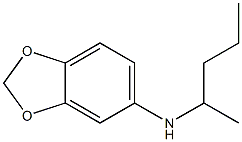 N-(pentan-2-yl)-2H-1,3-benzodioxol-5-amine Struktur