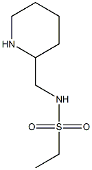 N-(piperidin-2-ylmethyl)ethane-1-sulfonamide Struktur