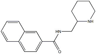 N-(piperidin-2-ylmethyl)naphthalene-2-carboxamide Struktur