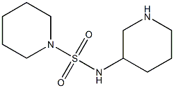 N-(piperidin-3-yl)piperidine-1-sulfonamide Struktur