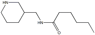 N-(piperidin-3-ylmethyl)hexanamide Struktur