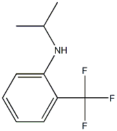 N-(propan-2-yl)-2-(trifluoromethyl)aniline Struktur