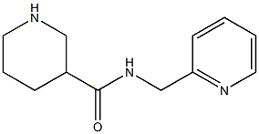 N-(pyridin-2-ylmethyl)piperidine-3-carboxamide Struktur