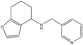 N-(pyridin-3-ylmethyl)-4,5,6,7-tetrahydro-1-benzofuran-4-amine Struktur