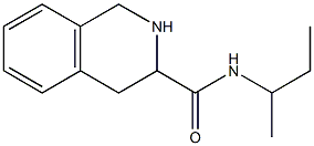 N-(sec-butyl)-1,2,3,4-tetrahydroisoquinoline-3-carboxamide Struktur