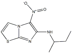 N-(sec-butyl)-5-nitroimidazo[2,1-b][1,3]thiazol-6-amine Struktur